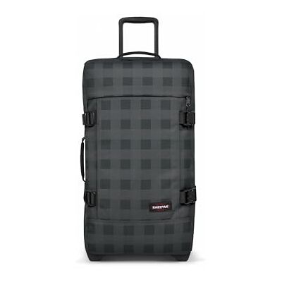 EASTPAK Tranverz M Koffer 78L (67 x 35,5 x 30 cm), mittelgroßer Reisekoffer mit Rollen, leichtes Gepäck mit 2 Fächern, Teleskopgriff & TSA-Schloss Checker Grey EASTPAK Tranverz M Koffer 78L (67 x 35,5 x 30 cm), mittelgroßer Reisekoffer mit Rollen, leichtes Gepäck mit 2 Fächern, Teleskopgriff & TSA-Schloss Checker Grey