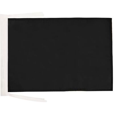AZ FLAG - Drapeau Unicolore Noir 45x30cm - Noir - Flag AZ FLAG - Drapeau Unicolore Noir 45x30cm - Noir - Flag