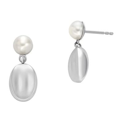 Skagen Damen-Ohrring Agnethe Pearl Silver Edelstahl, SKJ1835040 Skagen Damen-Ohrring Agnethe Pearl Silver Edelstahl, SKJ1835040