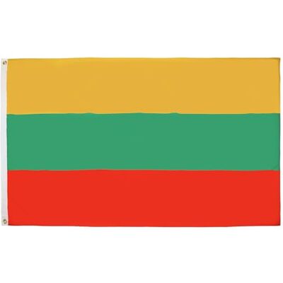 AZ FLAG Flagge Litauen 90x60 cm Litauische Fahne 100% Polyester mit Messing-Ösen 50g AZ FLAG Flagge Litauen 90x60 cm Litauische Fahne 100% Polyester mit Messing-Ösen 50g