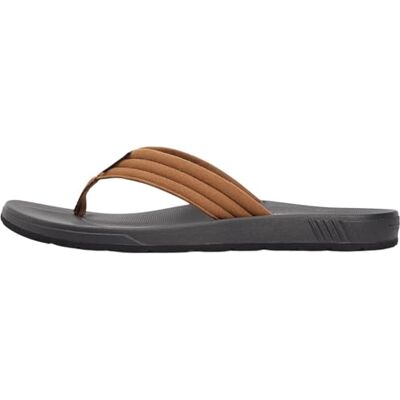 Tommy Hilfiger Herren Flip Flops Molded Beach mit gepolstertem Riemen, Braun (Coconut Grove), 44 Tommy Hilfiger Herren Flip Flops Molded Beach mit gepolstertem Riemen, Braun (Coconut Grove), 44