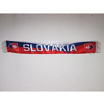 AZ FLAG Fan Shal Slowakei Satin Slowakische Fanshal Halstuch AZ FLAG Fan Shal Slowakei Satin Slowakische Fanshal Halstuch