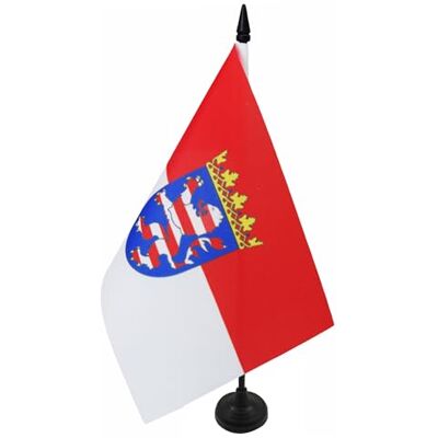 AZ FLAG Tischflagge Hessen 21x14 cm Hessen Tischfahne 14 x 21 Cm Flaggen AZ FLAG Tischflagge Hessen 21x14 cm Hessen Tischfahne 14 x 21 Cm Flaggen