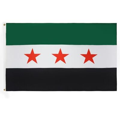 AZ FLAG Flagge Freie Syrische Armee 90x60 cm Syrien Fahne 100% Polyester mit Messing-Ösen 50g AZ FLAG Flagge Freie Syrische Armee 90x60 cm Syrien Fahne 100% Polyester mit Messing-Ösen 50g