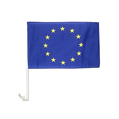 AZ FLAG Autofahne Europäische Union 45x30 cm Europa Mesh-Polyester Saugnapf AZ FLAG Autofahne Europäische Union 45x30 cm Europa Mesh-Polyester Saugnapf