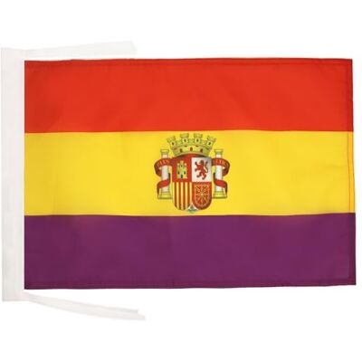 AZ FLAG Flagge Zweite Spanische Republik Mit Wappen 45x30 cm Mit Kordel Republik Spanien Fahne 30 x 45 Cm Flaggen AZ FLAG Flagge Zweite Spanische Republik Mit Wappen 45x30 cm Mit Kordel Republik Spanien Fahne 30 x 45 Cm Flaggen