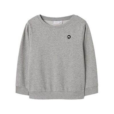 NAME IT Jungen Nmmvimo Ls Sweat Bru Noos, Grey Melange, 86 EU NAME IT Jungen Nmmvimo Ls Sweat Bru Noos, Grey Melange, 86 EU