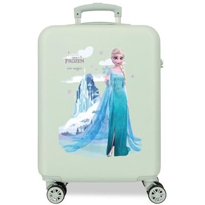 Disney Frozen Arendelle is Magic Kabinenkoffer, Grün, 38 x 55 x 20 cm, starr, ABS, Seitliche Zahlenschloss, 34 l, 2 kg, 4 Doppelrollen, Handgepäck, grün, Talla única, Kabinenkoffer Disney Frozen Arendelle is Magic Kabinenkoffer, Grün, 38 x 55 x 20 cm, starr, ABS, Seitliche Zahlenschloss, 34 l, 2 kg, 4 Doppelrollen, Handgepäck, grün, Talla única, Kabinenkoffer