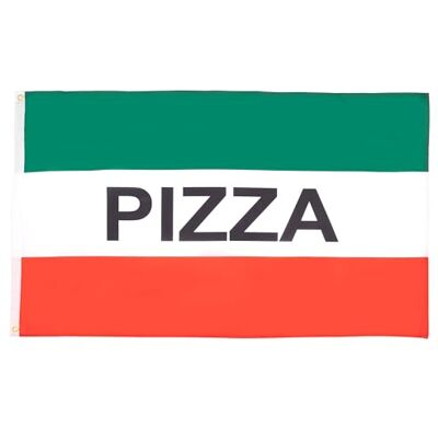 AZ FLAG Flagge Italienische Pizza 150x90 cm Pizza Fahne 100% Polyester mit Messing-Ösen 110g AZ FLAG Flagge Italienische Pizza 150x90 cm Pizza Fahne 100% Polyester mit Messing-Ösen 110g