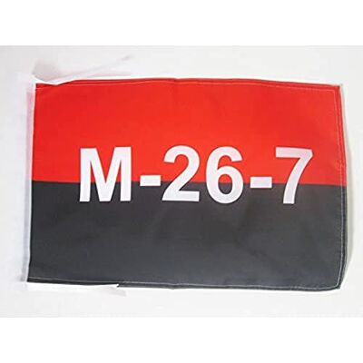 AZ FLAG Flagge Kuba Bewegung des 26. Juli 45x30cm mit Kordel MOVIMIENTO 26 DE Julio Fahne 30 x 45 cm flaggen Top Qualität AZ FLAG Flagge Kuba Bewegung des 26. Juli 45x30cm mit Kordel MOVIMIENTO 26 DE Julio Fahne 30 x 45 cm flaggen Top Qualität