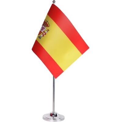 AZ FLAG Prestige Tischflagge Spanien 22x15 cm Metall Spanische Tischfahne 15 x 22 Cm Flaggen AZ FLAG Prestige Tischflagge Spanien 22x15 cm Metall Spanische Tischfahne 15 x 22 Cm Flaggen