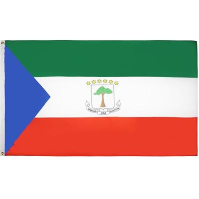 AZ FLAG Flagge Äquatorialguinea 90x60 cm Republik Äquatorialguinea Fahne 100% Polyester mit Messing-Ösen 50g AZ FLAG Flagge Äquatorialguinea 90x60 cm Republik Äquatorialguinea Fahne 100% Polyester mit Messing-Ösen 50g