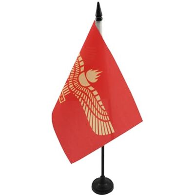 AZ FLAG Tischflagge Aramäische Syrische 21x14 cm Semitischen Tischfahne 14 x 21 Cm Flaggen AZ FLAG Tischflagge Aramäische Syrische 21x14 cm Semitischen Tischfahne 14 x 21 Cm Flaggen