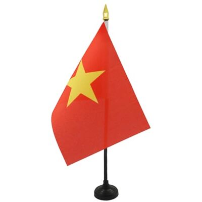 AZ FLAG Tischflagge Vietnam 15x10 cm Goldene Splitze Vietnamesische Tischfahne 10 x 15 Cm Flaggen AZ FLAG Tischflagge Vietnam 15x10 cm Goldene Splitze Vietnamesische Tischfahne 10 x 15 Cm Flaggen