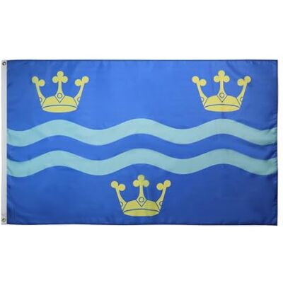 AZ FLAG Flagge Grafschaft Cambridgeshire Blau 150x90 cm Cambridgeshire Fahne 100% Polyester mit Messing-Ösen 110g AZ FLAG Flagge Grafschaft Cambridgeshire Blau 150x90 cm Cambridgeshire Fahne 100% Polyester mit Messing-Ösen 110g