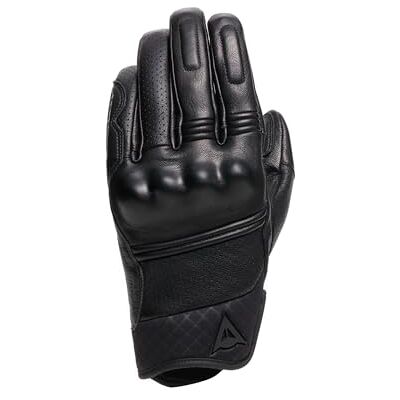 Dainese Folgor Gloves, Leder Motorradhandschuhe, Mann, Schwarz/Schwarz, XXL Dainese Folgor Gloves, Leder Motorradhandschuhe, Mann, Schwarz/Schwarz, XXL