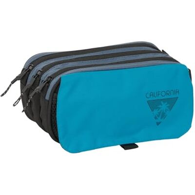 safta BLACKFIT8 California Federmäppchen, groß, recycelt, für Kinder, ideal für Kinder im Schulalter, bequem und vielseitig, Qualität und Widerstandsfähigkeit, 21,5 x 8 x 10 cm, schwarz/blau, M, safta BLACKFIT8 California Federmäppchen, groß, recycelt, für Kinder, ideal für Kinder im Schulalter, bequem und vielseitig, Qualität und Widerstandsfähigkeit, 21,5 x 8 x 10 cm, schwarz/blau, M,