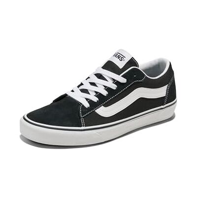 Vans Herren Vero Wildleder-Sneaker, Black/White, 44.5 EU Vans Herren Vero Wildleder-Sneaker, Black/White, 44.5 EU