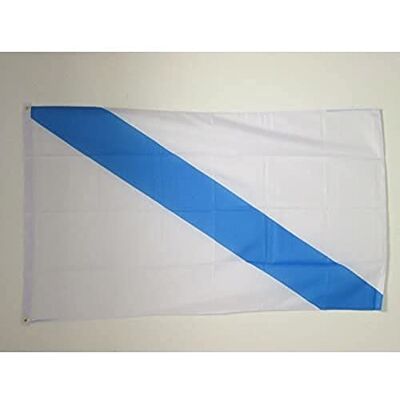 AZ FLAG Flagge Galicien Ohne Waffen 150x90 cm Galicien Fahne 100% Polyester mit Messing-Ösen 110g AZ FLAG Flagge Galicien Ohne Waffen 150x90 cm Galicien Fahne 100% Polyester mit Messing-Ösen 110g