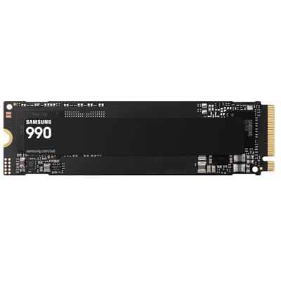 Samsung SSD 990, Interne M.2 NVMe SSD Festplatte, 1TB, PCIe 4.0 x4 Samsung SSD 990, Interne M.2 NVMe SSD Festplatte, 1TB, PCIe 4.0 x4