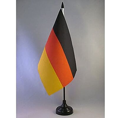 AZ FLAG Tischflagge Deutschland 22x15 cm Deutsche Tischfahne 15 x 22 Cm Flaggen AZ FLAG Tischflagge Deutschland 22x15 cm Deutsche Tischfahne 15 x 22 Cm Flaggen