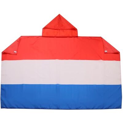 AZ FLAG Umhangflagge Niederlande 150x90 cm Holländische Cape Fahne 100% Polyester mit integrierten Ärmeln und Kapuze Body Flag 80g AZ FLAG Umhangflagge Niederlande 150x90 cm Holländische Cape Fahne 100% Polyester mit integrierten Ärmeln und Kapuze Body Flag 80g