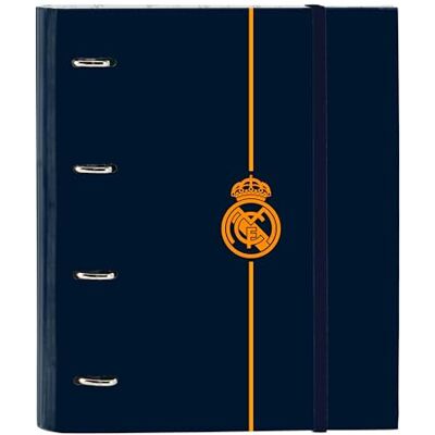 safta Real Madrid 2. Team 24/25, Ringordner, 4 Ringe, 35 cm, mit 100 A4-Blättern, ideal für Kinder verschiedener Altersgruppen, bequem und vielseitig, Qualität und Widerstandsfähigkeit, 27 x 3,5 x 32 safta Real Madrid 2. Team 24/25, Ringordner, 4 Ringe, 35 cm, mit 100 A4-Blättern, ideal für Kinder verschiedener Altersgruppen, bequem und vielseitig, Qualität und Widerstandsfähigkeit, 27 x 3,5 x 32