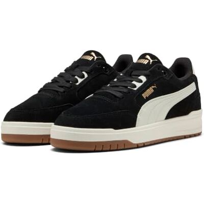 PUMA Shuffle Downtown SD Sneaker, Unisex, Schwarz-Vapor, Graugold, 11 UK PUMA Shuffle Downtown SD Sneaker, Unisex, Schwarz-Vapor, Graugold, 11 UK