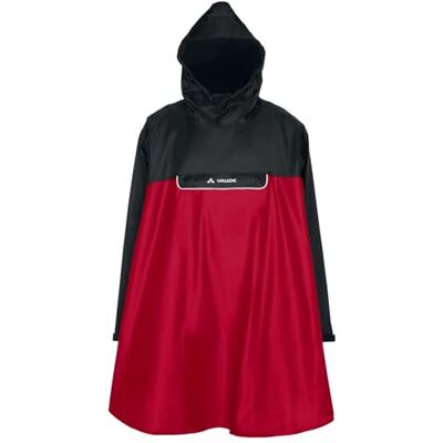 VAUDE Valero Poncho, Regenponcho mit Ärmeln, wasserdicht und winddicht VAUDE Valero Poncho, Regenponcho mit Ärmeln, wasserdicht und winddicht
