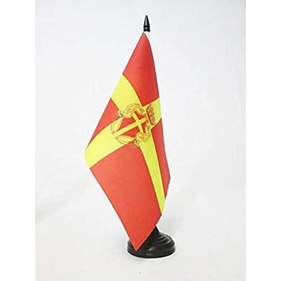 AZ FLAG Tischflagge Messina Mit Waffen 21x14 cm Messina Tischfahne 14 x 21 Cm Flaggen AZ FLAG Tischflagge Messina Mit Waffen 21x14 cm Messina Tischfahne 14 x 21 Cm Flaggen