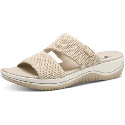 Jana Coshy Original – Die Hallux-freundliche Pantolette 8-27270-43 beige Gold H-Weite Jana Coshy Original – Die Hallux-freundliche Pantolette 8-27270-43 beige Gold H-Weite