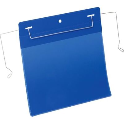 Durable Drahtbügeltasche A5 quer, 50 Stück, blau, 175207 Durable Drahtbügeltasche A5 quer, 50 Stück, blau, 175207