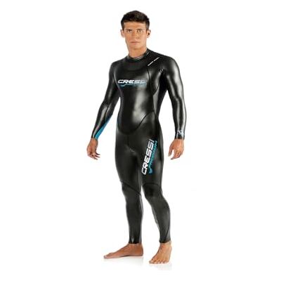 CRESSI Triton Man All In One Swim Wetsuit 1.5mm Neopren 1.5 mm High Density Glide Skin Einteiliger Schwimm-Neoprenanzug, Herren CRESSI Triton Man All In One Swim Wetsuit 1.5mm Neopren 1.5 mm High Density Glide Skin Einteiliger Schwimm-Neoprenanzug, Herren