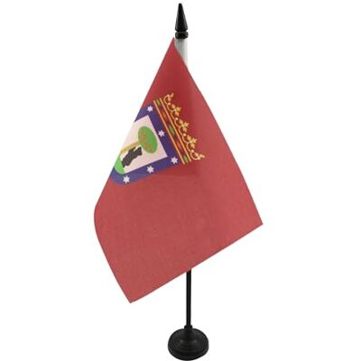 AZ FLAG Tischflagge Madrid 21x14 cm Polyester 100D Kunststoffsockel AZ FLAG Tischflagge Madrid 21x14 cm Polyester 100D Kunststoffsockel