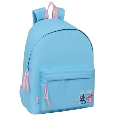 safta STITCH HAPPY Tagesrucksack für Kinder, Qualität und maximale Widerstandsfähigkeit, bequem und vielseitig, 33 x 15 x 42 cm, Himmelblau, M, Casual safta STITCH HAPPY Tagesrucksack für Kinder, Qualität und maximale Widerstandsfähigkeit, bequem und vielseitig, 33 x 15 x 42 cm, Himmelblau, M, Casual