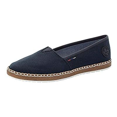 Rieker Damen Flats M2278, Frauen Espadrilles,espandrillos,Espadrillos,Espandrilles,Sommerschuhe,Slipper,Slip-ons,Schlupfschuhe,blau (14),42 EU / 8 UK Rieker Damen Flats M2278, Frauen Espadrilles,espandrillos,Espadrillos,Espandrilles,Sommerschuhe,Slipper,Slip-ons,Schlupfschuhe,blau (14),42 EU / 8 UK