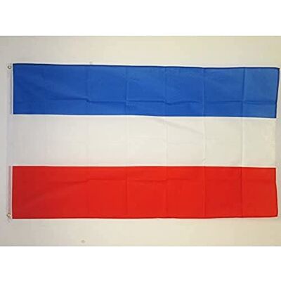 AZ FLAG Flagge Serbien Und Montenegro 90x60 cm Bundesrepublik Jugoslawien Fahne 100% Polyester mit Messing-Ösen 50g AZ FLAG Flagge Serbien Und Montenegro 90x60 cm Bundesrepublik Jugoslawien Fahne 100% Polyester mit Messing-Ösen 50g