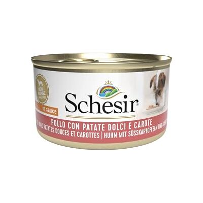 Schesir Kutya Csirke Édesburgonya Répa 85g - Kutyaeledel Schesir Kutya Csirke Édesburgonya Répa 85g - Kutyaeledel