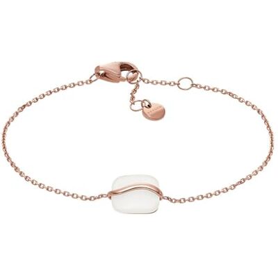 Skagen Damenarmband Sofie Sea Glass Organic Shape weiß, SKJ1815791 Skagen Damenarmband Sofie Sea Glass Organic Shape weiß, SKJ1815791