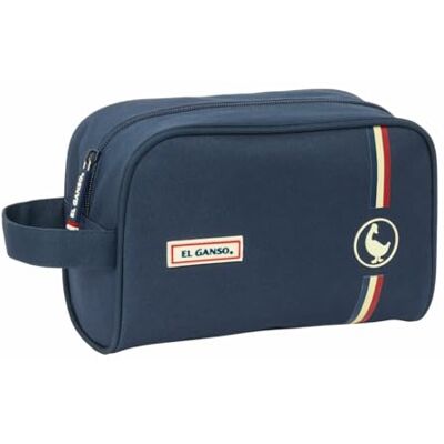 safta EL GANSO Eclipse Kulturtasche für Kinder mit Griff, Kulturbeutel für Kinder, leicht zu reinigen, bequem und vielseitig, Qualität und Widerstandsfähigkeit, 24 x 10 x 15 cm, Marineblau, M, Casual safta EL GANSO Eclipse Kulturtasche für Kinder mit Griff, Kulturbeutel für Kinder, leicht zu reinigen, bequem und vielseitig, Qualität und Widerstandsfähigkeit, 24 x 10 x 15 cm, Marineblau, M, Casual