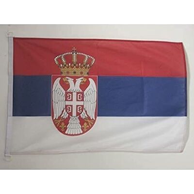 Az Flag Serbia 45x30 cm zászló Az Flag Serbia 45x30 cm zászló