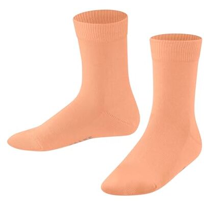 FALKE Unisex Kinder Socken Family K So Baumwolle einfarbig 1 Paar, Orange Peach 8766, 35-38 FALKE Unisex Kinder Socken Family K So Baumwolle einfarbig 1 Paar, Orange Peach 8766, 35-38