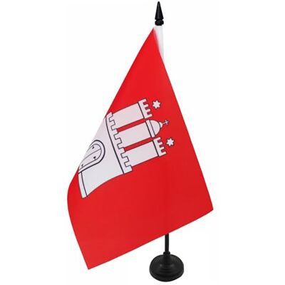AZ FLAG Tischflagge Hamburg 21x14 cm Hamburg Tischfahne 14 x 21 Cm Flaggen AZ FLAG Tischflagge Hamburg 21x14 cm Hamburg Tischfahne 14 x 21 Cm Flaggen