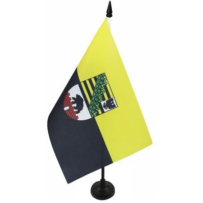 AZ FLAG Tischflagge Sachsen-Anhalt 21x14 cm Sachsen-Anhalt Tischfahne 14 x 21 Cm Flaggen AZ FLAG Tischflagge Sachsen-Anhalt 21x14 cm Sachsen-Anhalt Tischfahne 14 x 21 Cm Flaggen