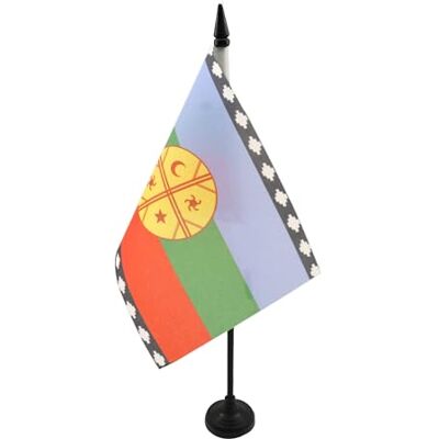 AZ FLAG Tischflagge Mapuche Von Chile 21x14 cm Araukaner Tischfahne 14 x 21 Cm Flaggen AZ FLAG Tischflagge Mapuche Von Chile 21x14 cm Araukaner Tischfahne 14 x 21 Cm Flaggen