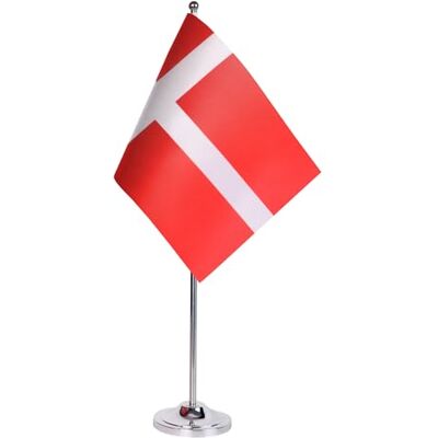 AZ FLAG Prestige Tischflagge Dänemark 22x15 cm Metall Dänische Tischfahne 15 x 22 Cm Flaggen AZ FLAG Prestige Tischflagge Dänemark 22x15 cm Metall Dänische Tischfahne 15 x 22 Cm Flaggen