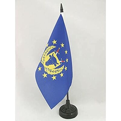 AZ FLAG Tischflagge Streitkräfte Europäische Union 21x14 cm AZ FLAG Tischflagge Streitkräfte Europäische Union 21x14 cm
