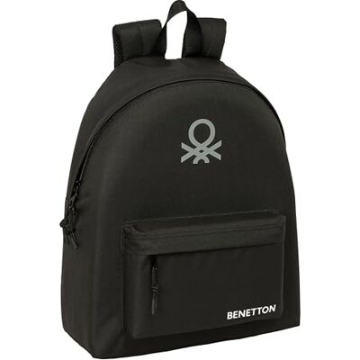 safta BENETTON BASICS Tagesrucksack für Kinder, Qualität und maximale Widerstandsfähigkeit, bequem und vielseitig, 33 x 15 x 42 cm safta BENETTON BASICS Tagesrucksack für Kinder, Qualität und maximale Widerstandsfähigkeit, bequem und vielseitig, 33 x 15 x 42 cm
