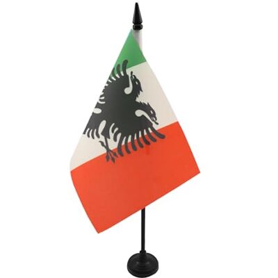 AZ FLAG Tischflagge Arbëresh Von Süditalien 21x14 cm Italienische Tischfahne 14 x 21 Cm Flaggen AZ FLAG Tischflagge Arbëresh Von Süditalien 21x14 cm Italienische Tischfahne 14 x 21 Cm Flaggen