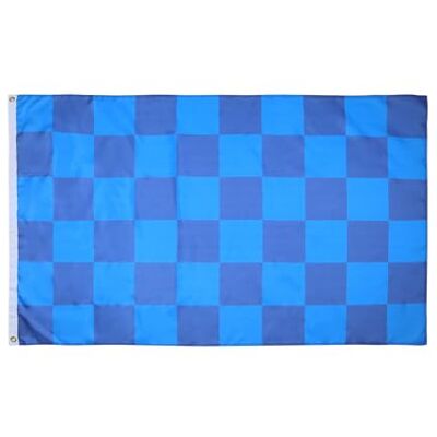 AZ FLAG Flagge Zielflagge Himmelblaues Und Marineblaues 150x90 cm Rennflagge Fahne 100% Polyester mit Messing-Ösen 110g AZ FLAG Flagge Zielflagge Himmelblaues Und Marineblaues 150x90 cm Rennflagge Fahne 100% Polyester mit Messing-Ösen 110g